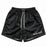 Black Cheetah Mesh Shorts